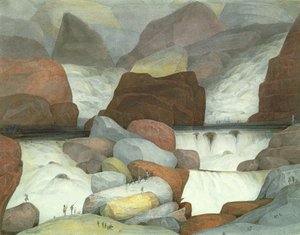 Wassernymphen in einem Bach, um 1865